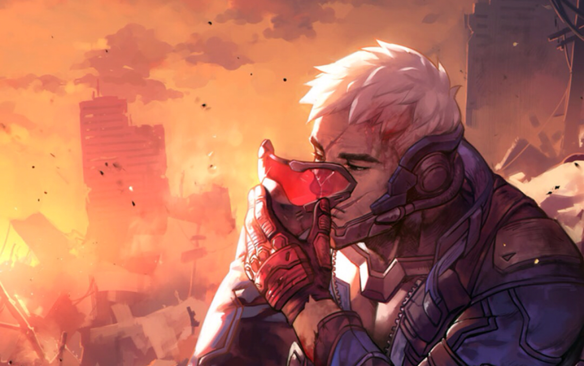 【守望先锋】士兵76划水三杀qaq