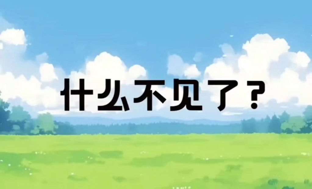 视觉记忆 - 什么不见了