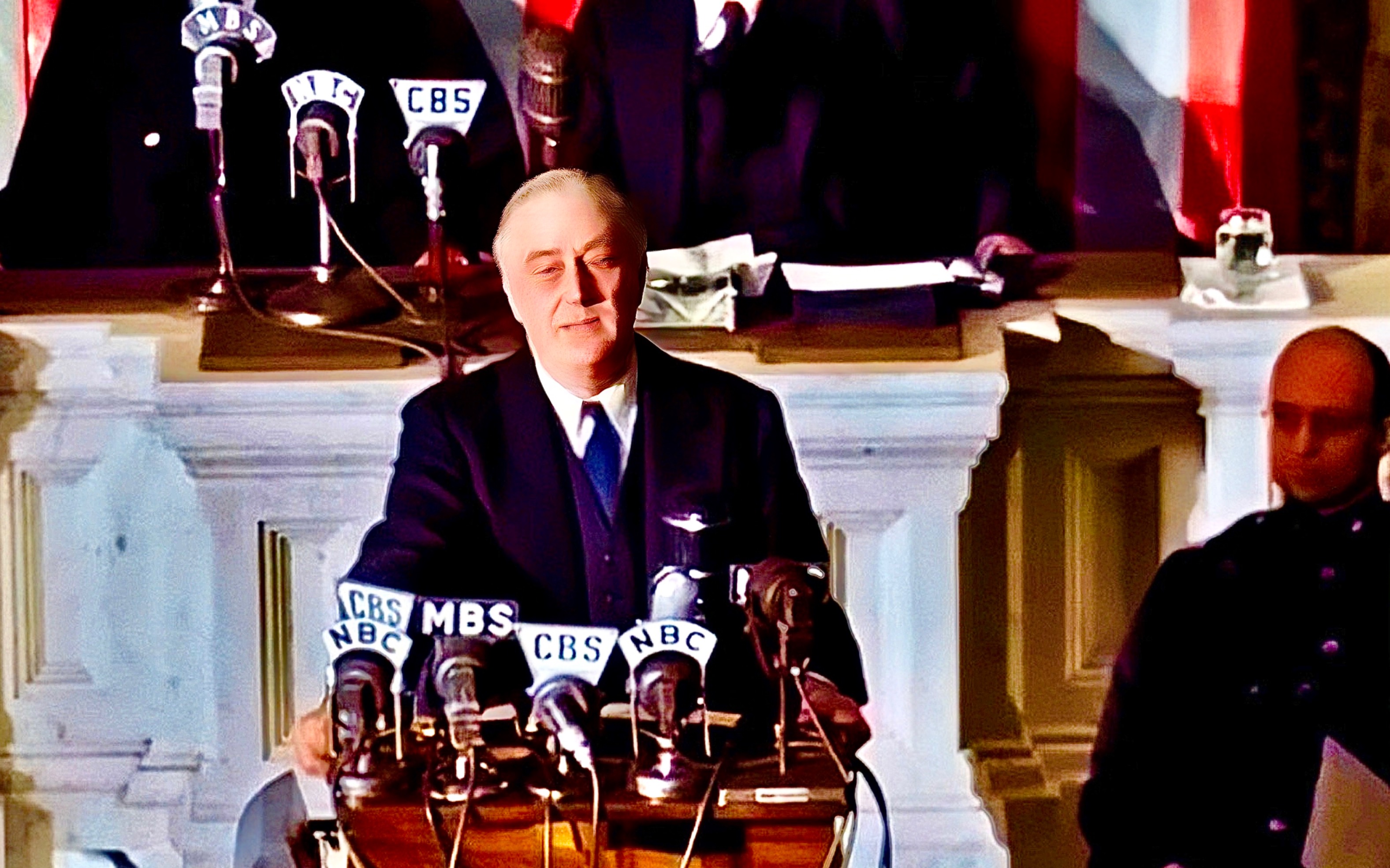 偷袭珍珠港：罗斯福“国耻日”演讲，4K修复高清影像。