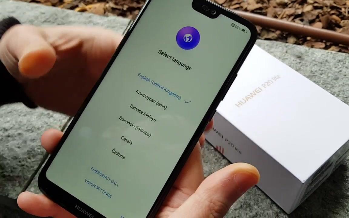 华为这手机刘海是跟iphonex学的华为p20lite开箱上手