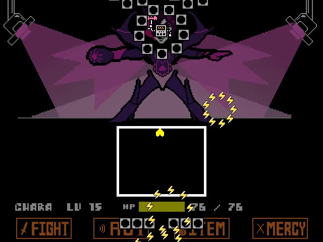 【undertale】同人游戏 彩色的mettaton neo!(就是有颜色了而已)