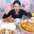 【韩国吃播】弗朗西斯卡吃炸鸡、泡面；布朗尼