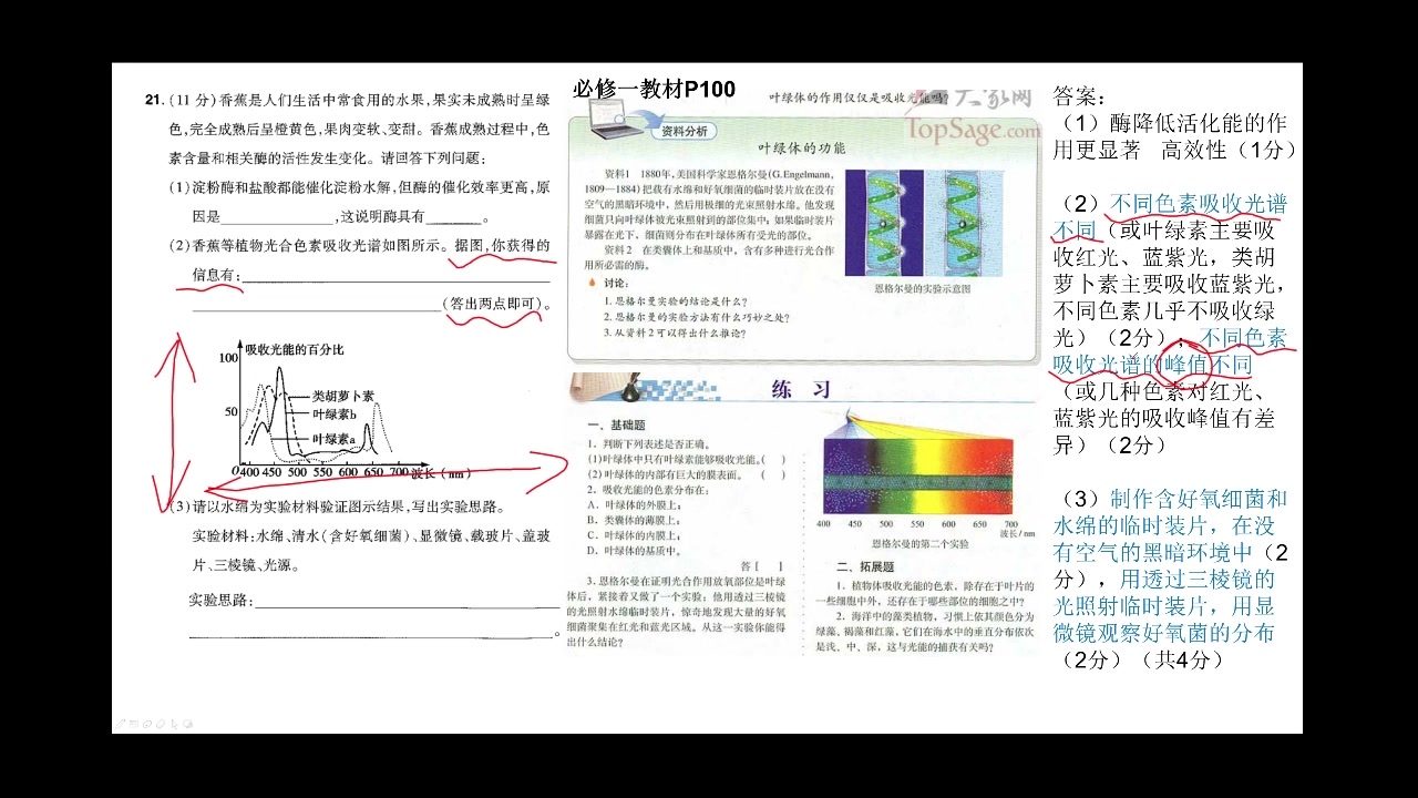 金考卷第13套大题讲评 哔哩哔哩 つロ干杯 Bilibili