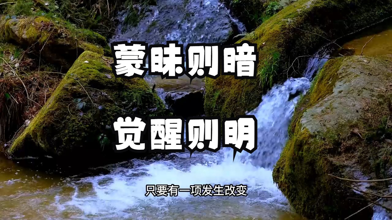 如何才能时刻安住在觉醒的状态里呢？关键是要卸下自己身上这个东西！蒙昧则暗，觉醒则明