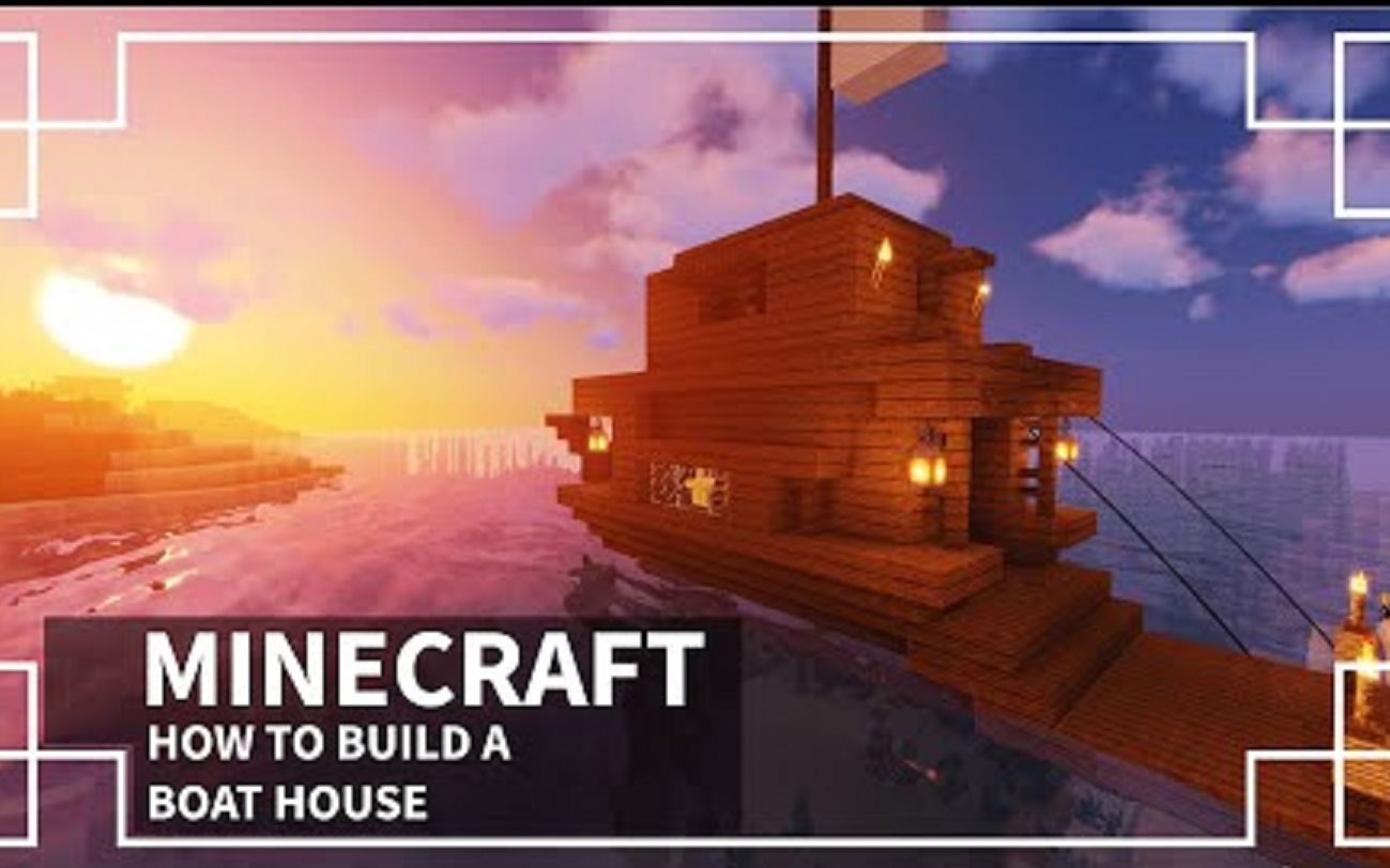 Mcram Minecraft 如何制作船屋 简单的船屋建造教程 哔哩哔哩 つロ干杯 Bilibili