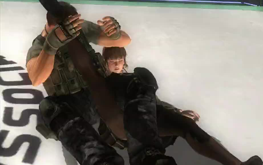 [hitomi]doa5 hitomi vs bayman ryona