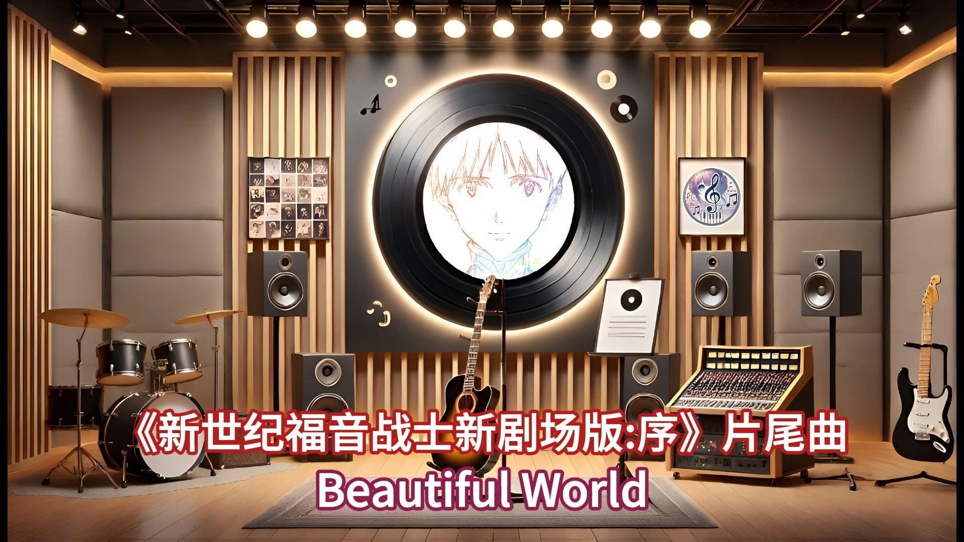 【母带级Hi-Res试听】《Beautiful World》多版本|《EVA》剧场版主题曲，补完计划的温柔独白（中日字幕）