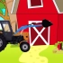 2018最新拖拉机动画片 大卡车运载挖掘机玩具表演 挖土机挖沙工作表演大全