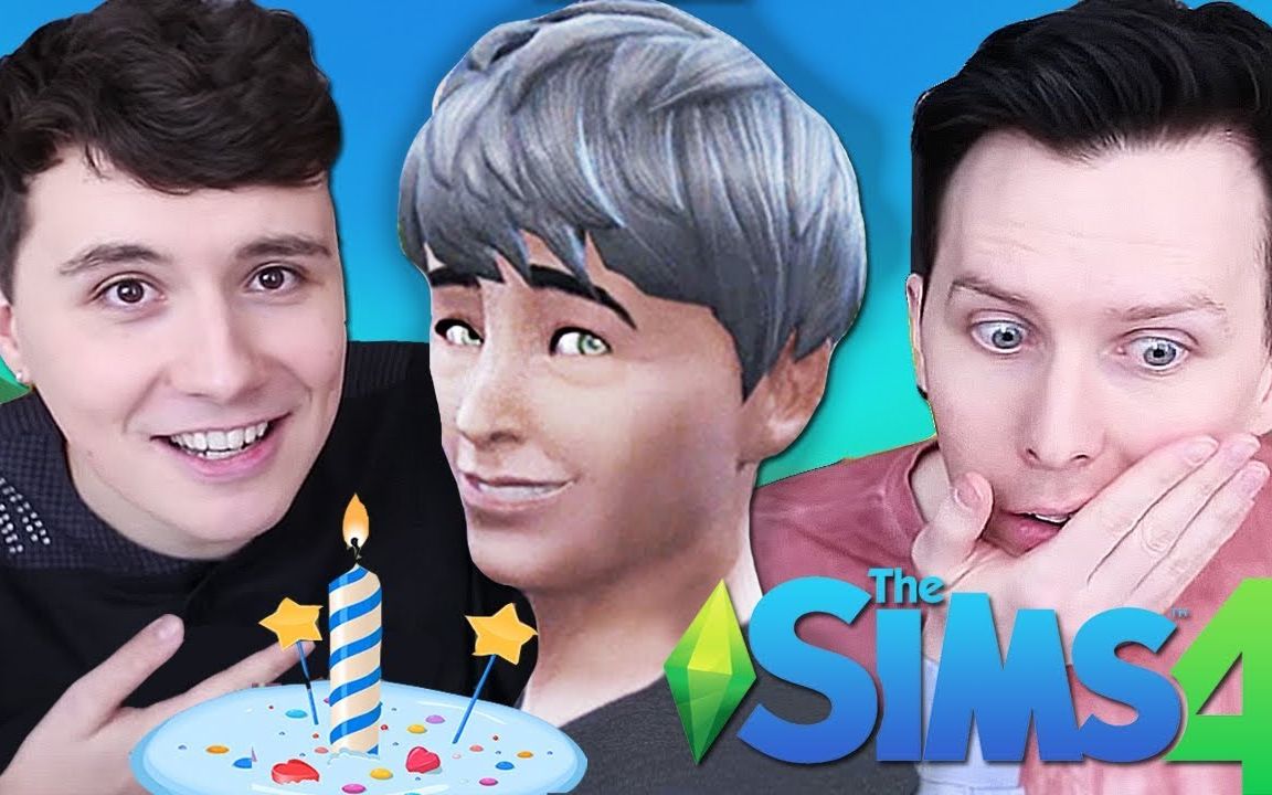 蛋菲玩游戏】Dil是个老人了！【Dan and Phil play: Sims4 第58集】-哔哩哔哩