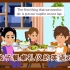 教孩子餐桌礼仪的英语对话（英文字幕）