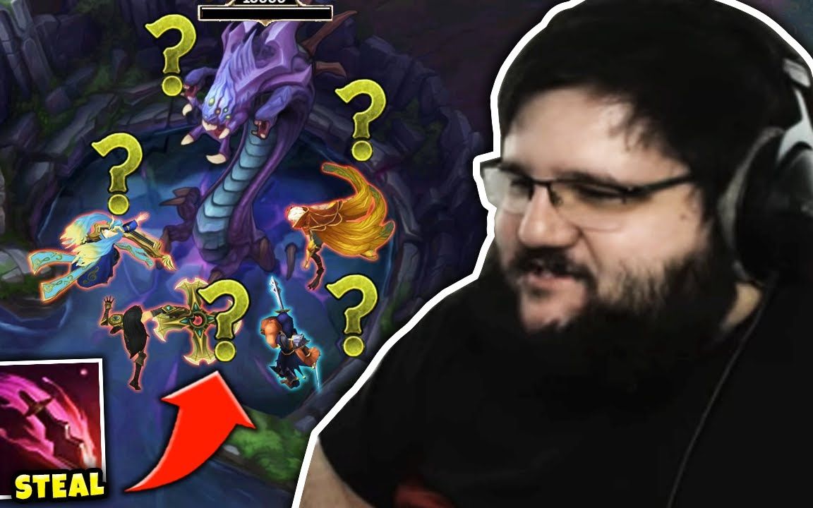 WHEN PINK WARD SOLO STEALS BARON 1V5! Pink Ward Shaco Highlights_哔哩哔哩_bilibili