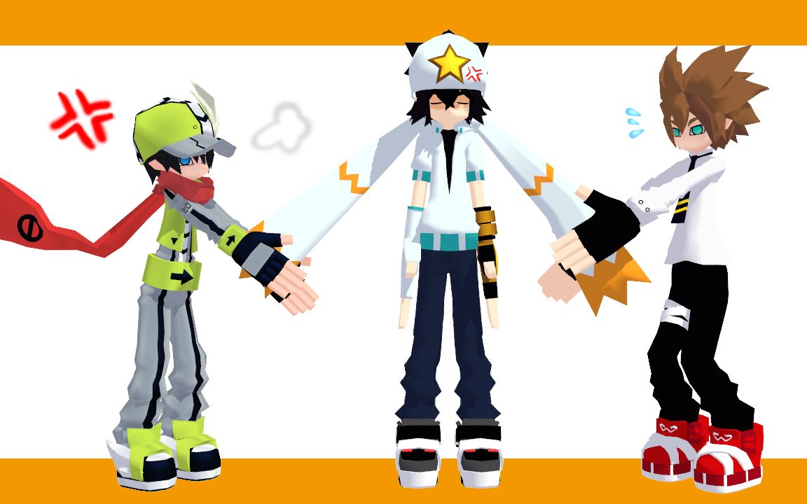 【凹凸世界mmd】安卡雷的流★群