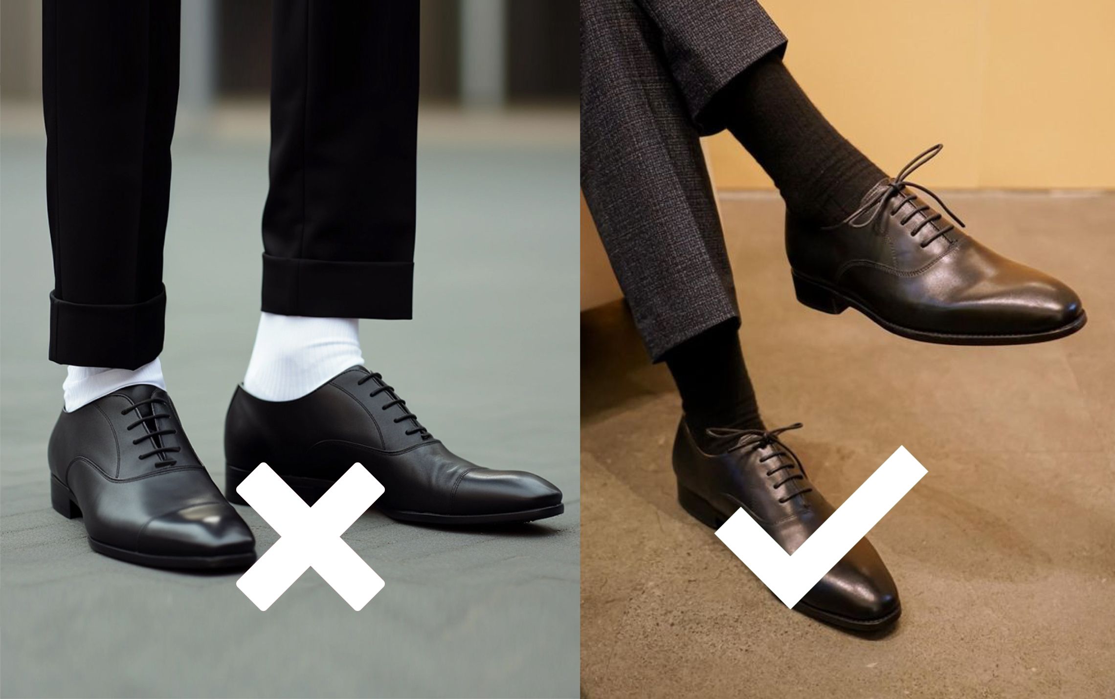 男士穿皮鞋时的七大错误以及如何避免它们！