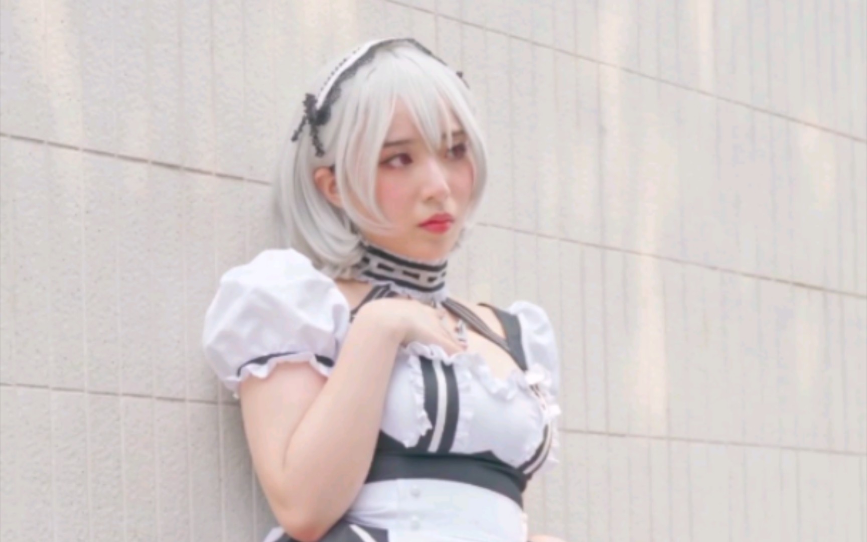 Maid outfit lady at Comic-Con