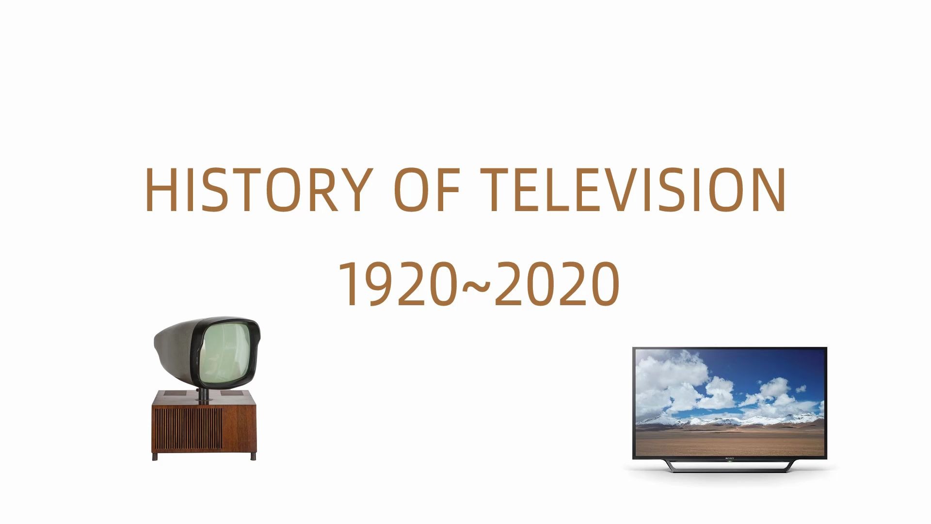 电视机的发展演变史（1920~2020）@柚子木字幕组_哔哩哔哩_bilibili