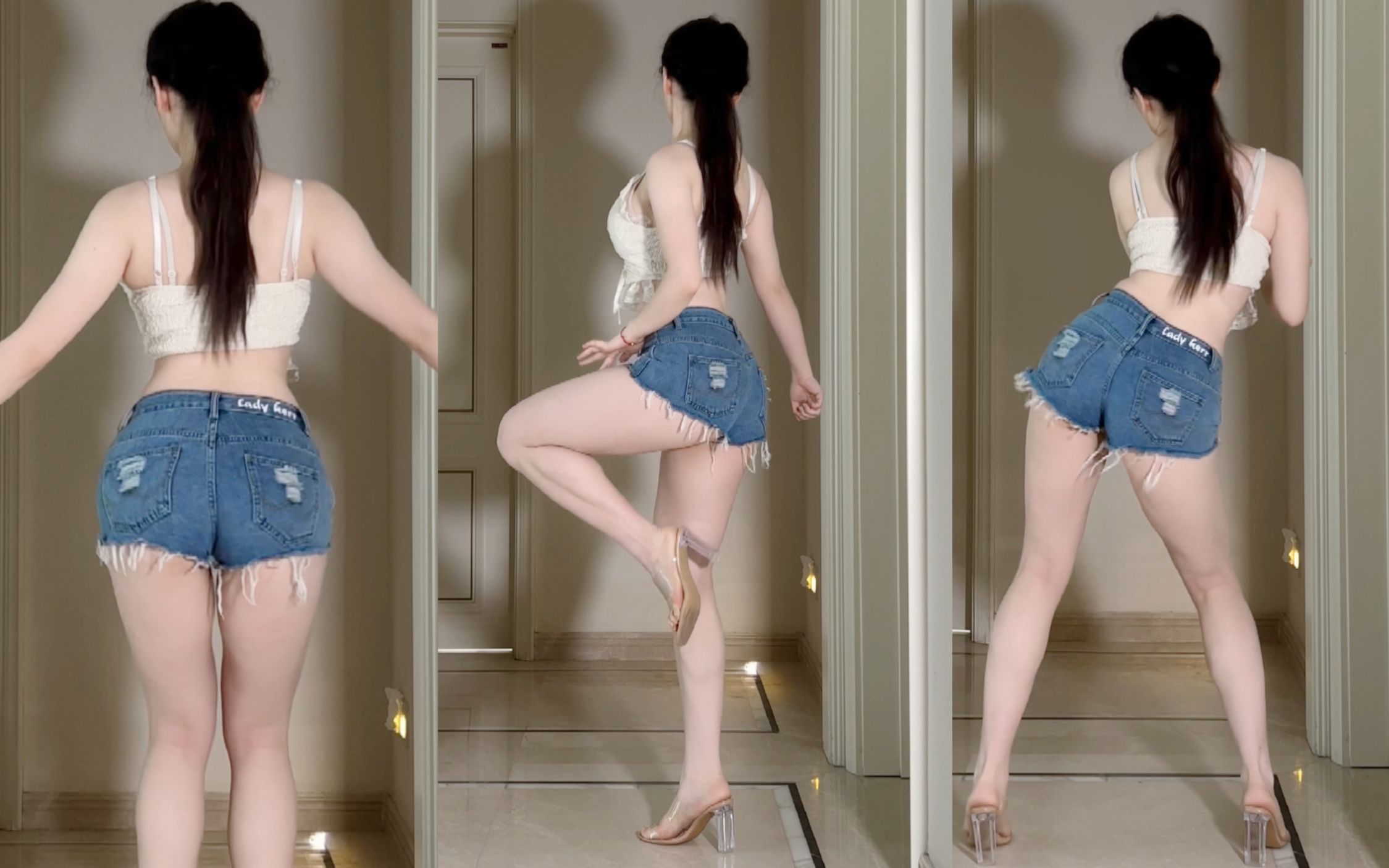 Nice Body Clear Heel Acoustic