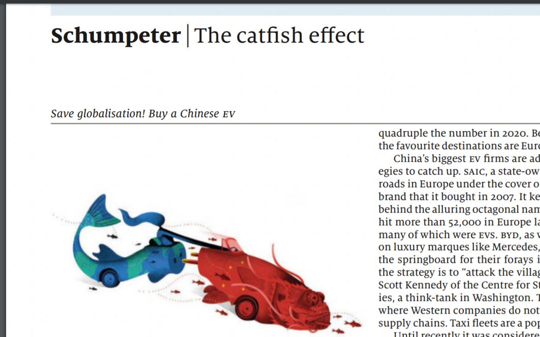 外刊the economist经济学人202249:中国电动汽车出口对全球化的带动及其市场分析哔哩哔哩bilibili