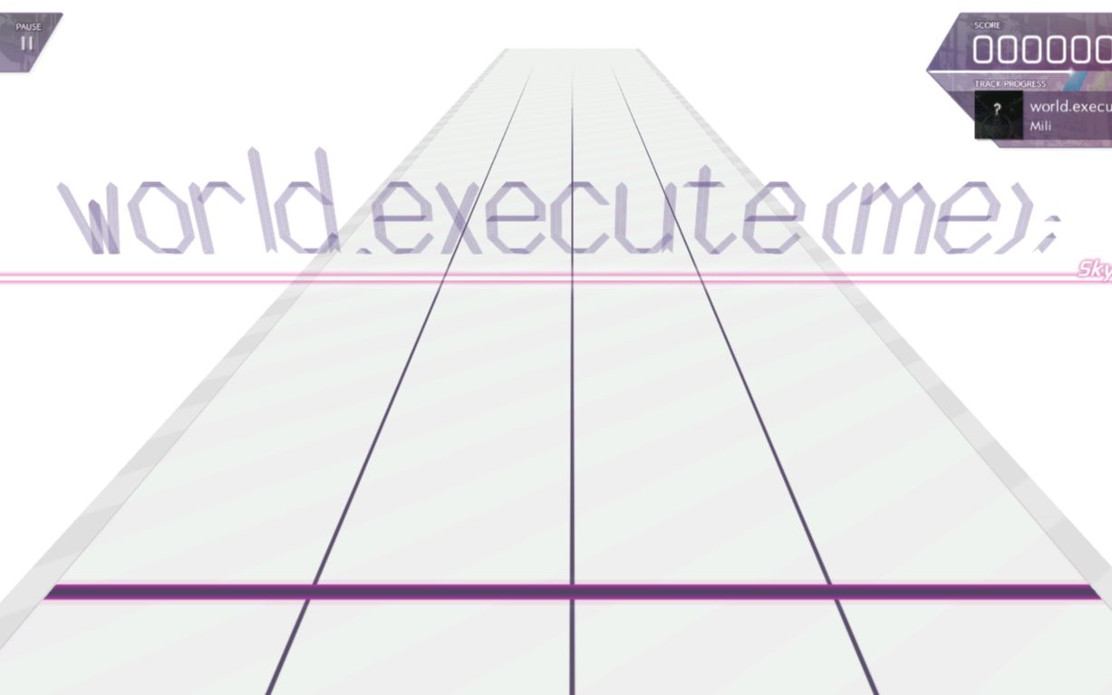 【Arcaea自制】 world.execute(me); 观赏谱（伪PV）