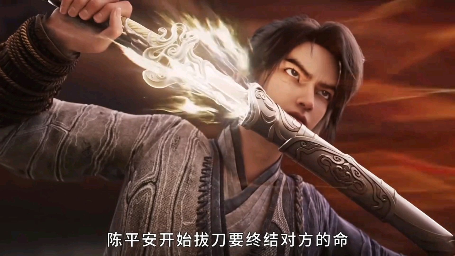 Cui Dongshan rampages through the Water Deity's Mansion—all present are mere ants! Chen Ping'an draws the Xiangfu Blade in fury—this strike questions both heart and truth!