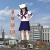 我曾经想踢一下房子! (MMD巨大娘