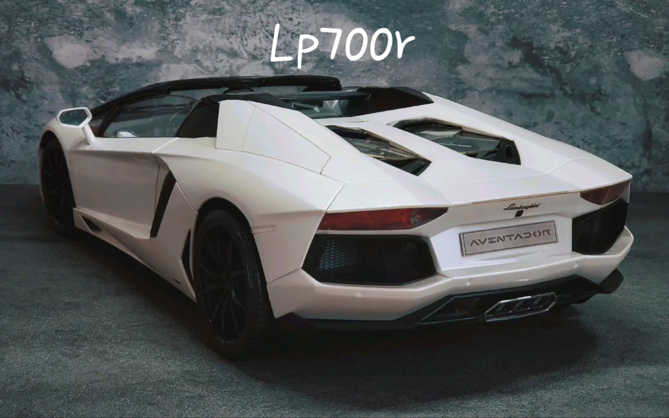 Pocher 1:8 大比例合金汽车模型记录 兰博基尼 lp700r lp700 roadster