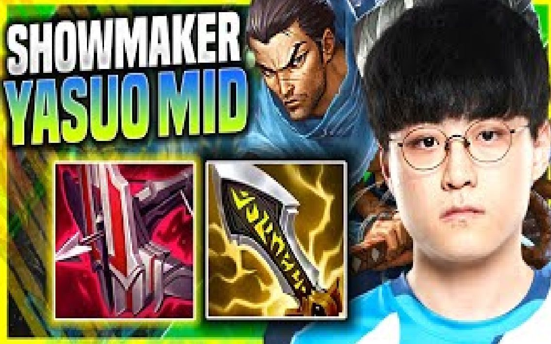 Showmaker亚索 Vs 卡特琳娜，showmaker排位rank，英雄联盟lol 哔哩哔哩 Bilibili