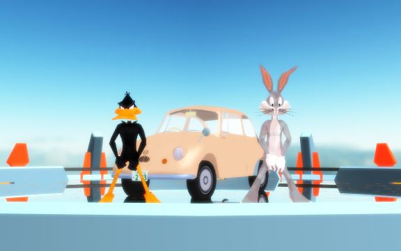 华纳mmd达菲鸭和兔八哥的nightoffire