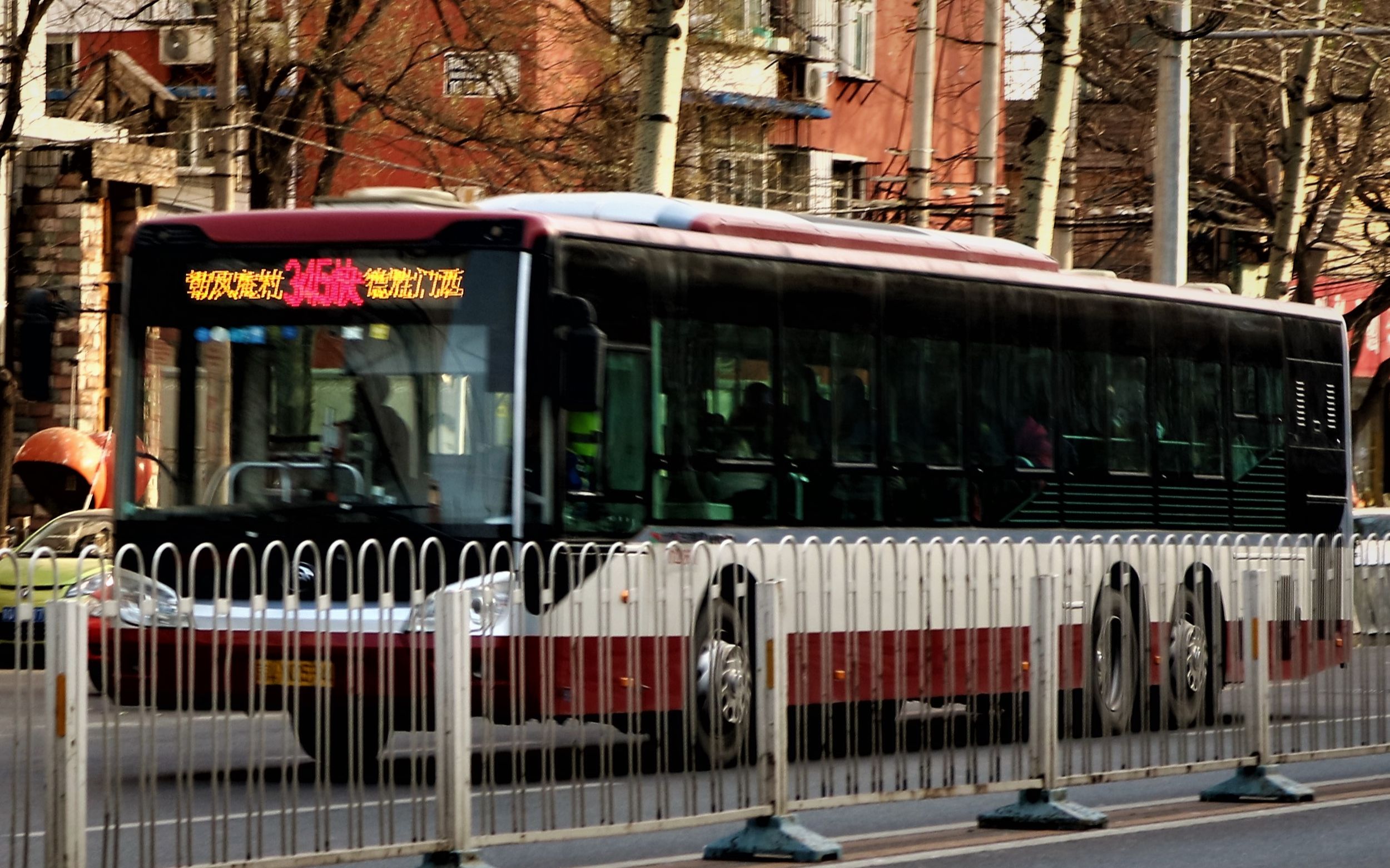 【天朝风景第七部】 北京公交集团第一客运分公司线路345快全程pov