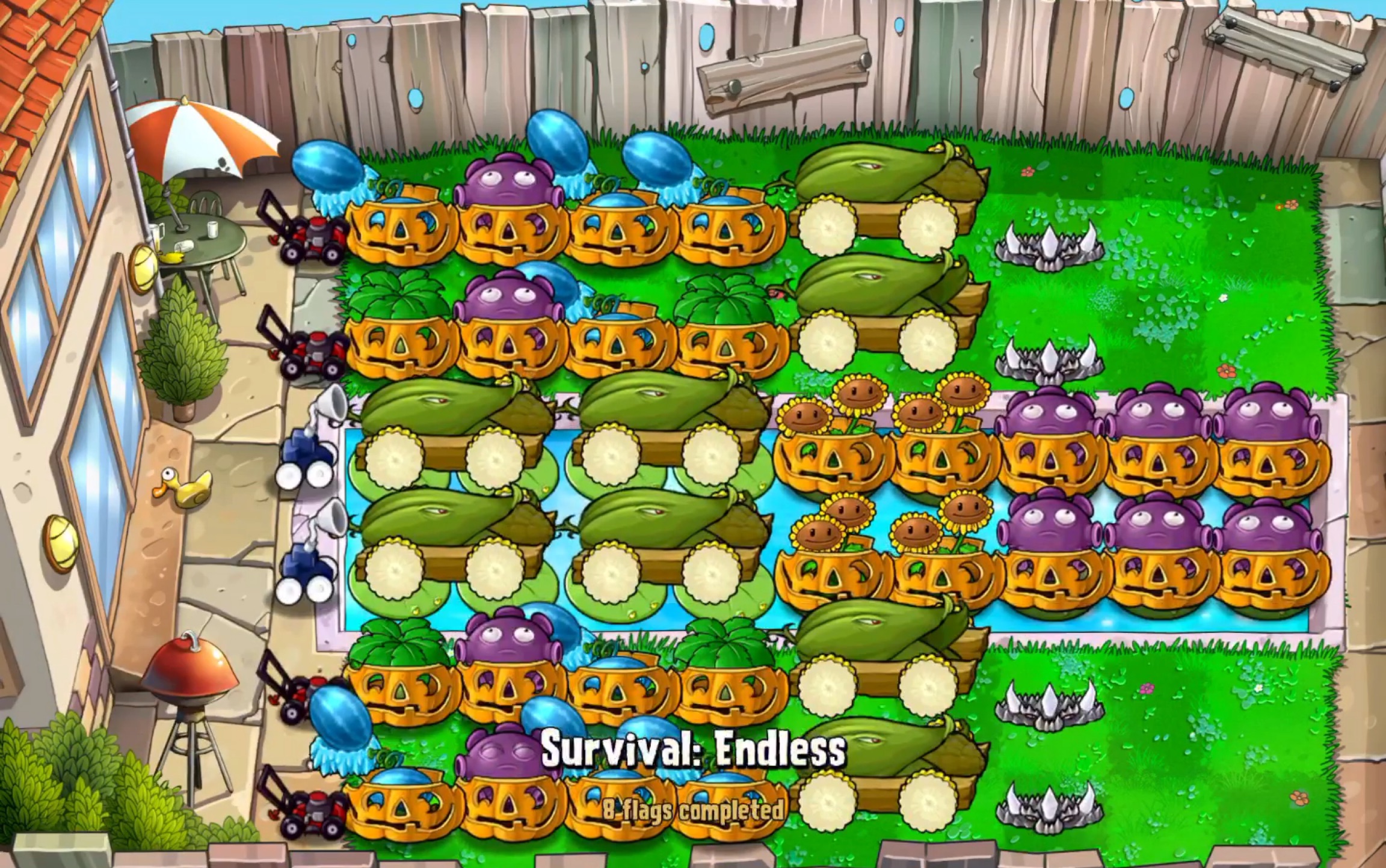 【pvz free hd】pe.3c八炮(开局)