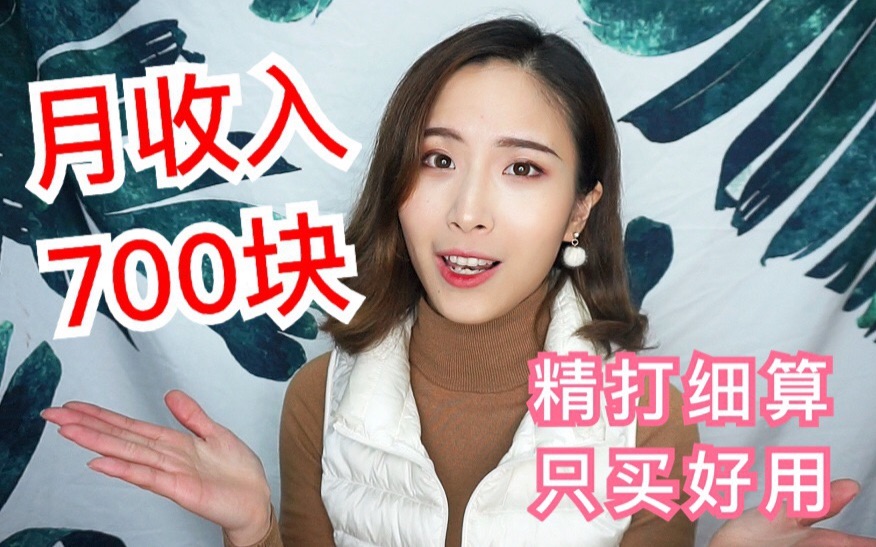 月收入700块的up主怎么活到今天...会买才是硬道理!
