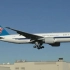 南航全新波音777F货物降落美国佩恩机场