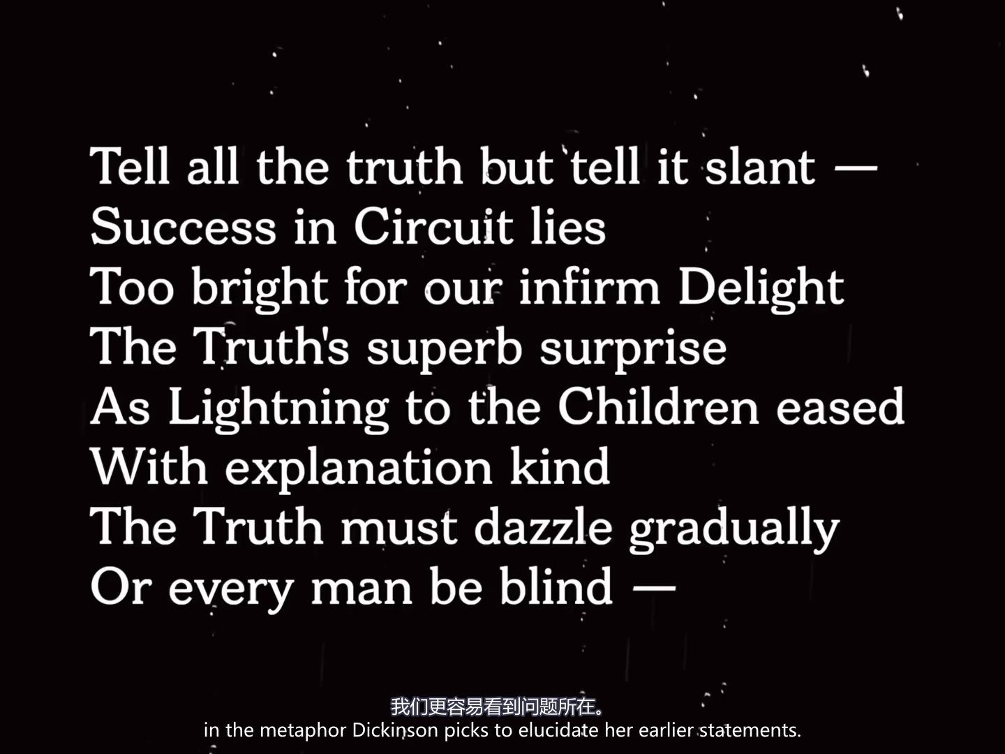 自制双语字幕|艾米莉·迪金森的诗歌创作|How Emily Dickinson Writes A Poem-(1080p)