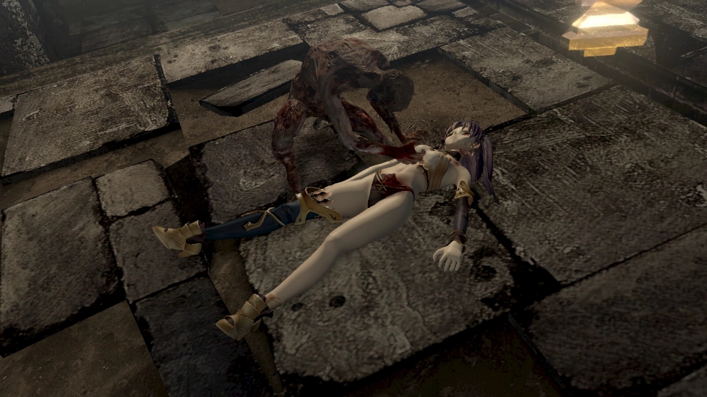 被丧尸啃肚子的伊莉雅