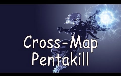 史诗时刻#141 - ez跨地图 pentakill - 英雄联盟