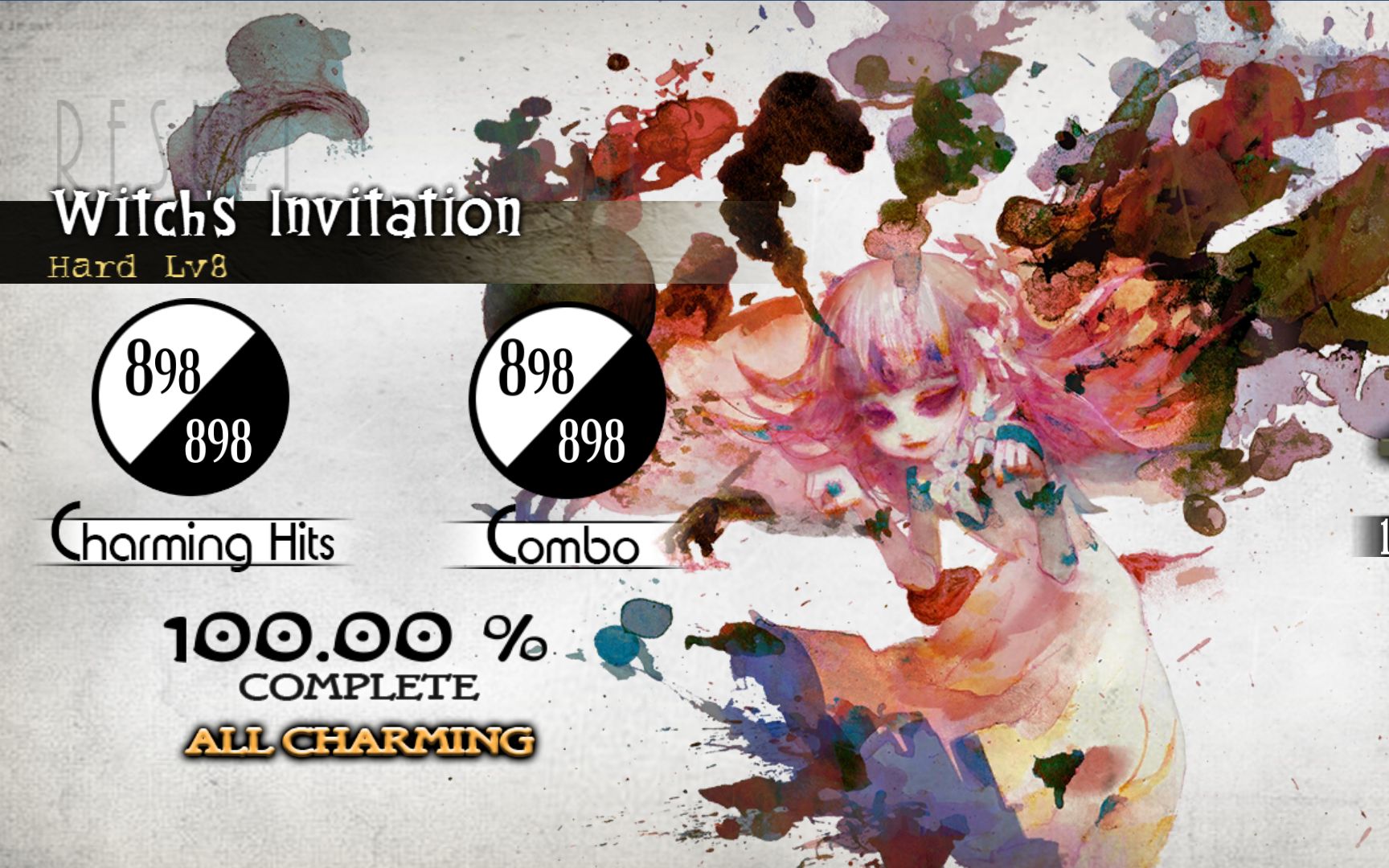 [deemo] witch"s invitation hard lv8 ac_音游_游戏