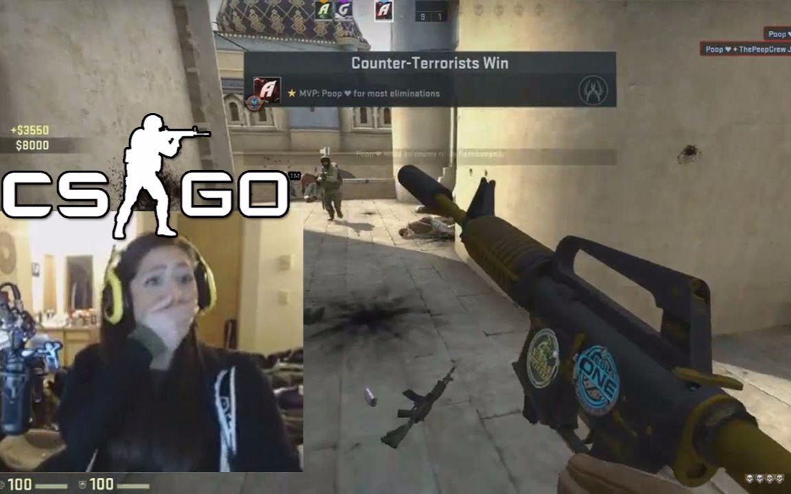 【妹子的csgo】cs_go best moments (cs_go montage)
