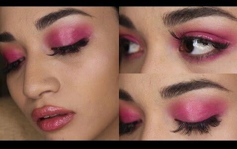 【emily lee】grwm:闪亮的粉色眼妆 唇妆
