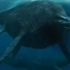 大复活新西兰大鱼龙。身长40.96米。体重400吨。两只成年卫星滑齿龙袭击巨大的成年新西兰大鱼龙最后新西兰鱼龙失血过多而