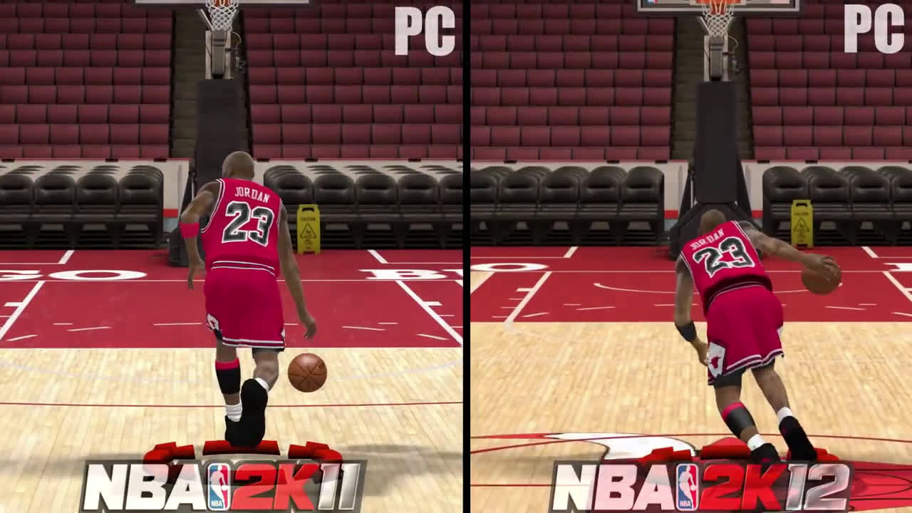 nba2k1017乔丹罚球线扣篮姿势变化