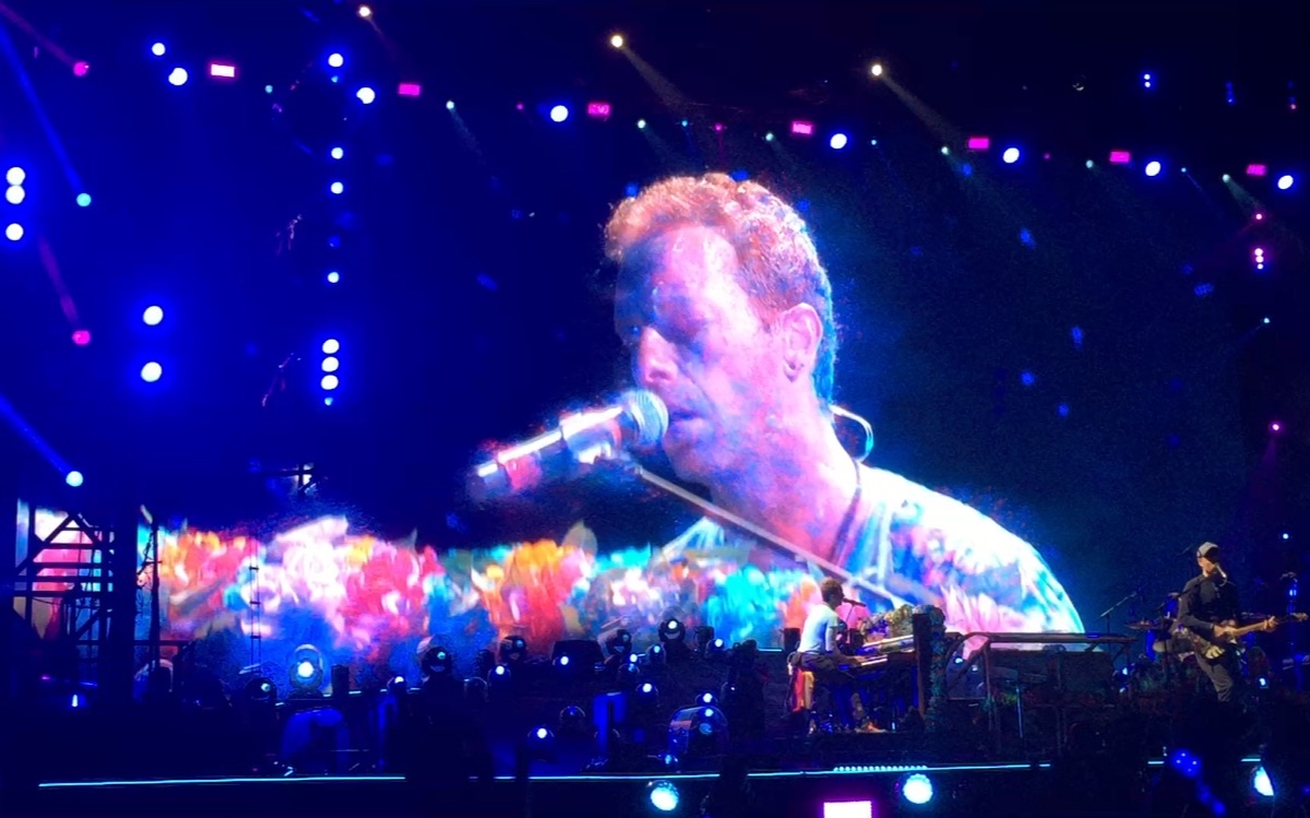 coldplay 2017 巡回演唱会德国汉诺威站现场