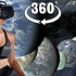 【360°全景VR】空间旅行 到外星世界比光速通过虫洞虚拟现实
