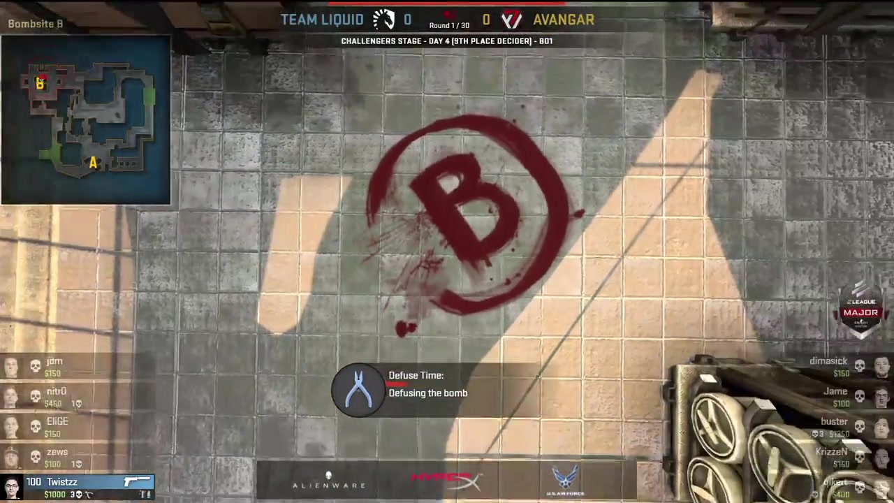 【csgo竞标赛】liquid vs avangar - eleague major 2018 main