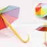 非常漂亮的组合折纸花伞，少女心满满，三分钟就能学会！