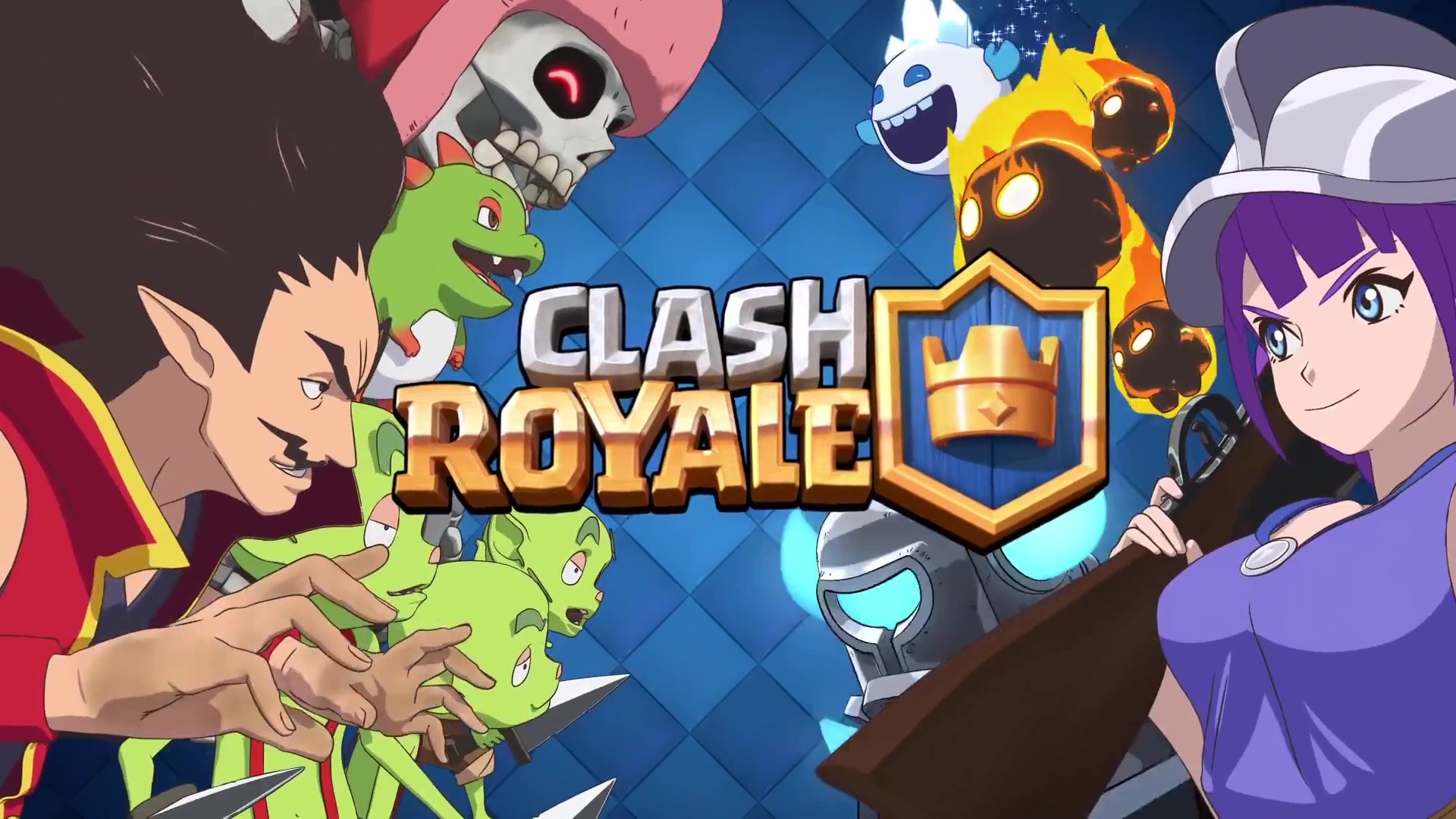 皇室战争 clash royale 动漫版预告片