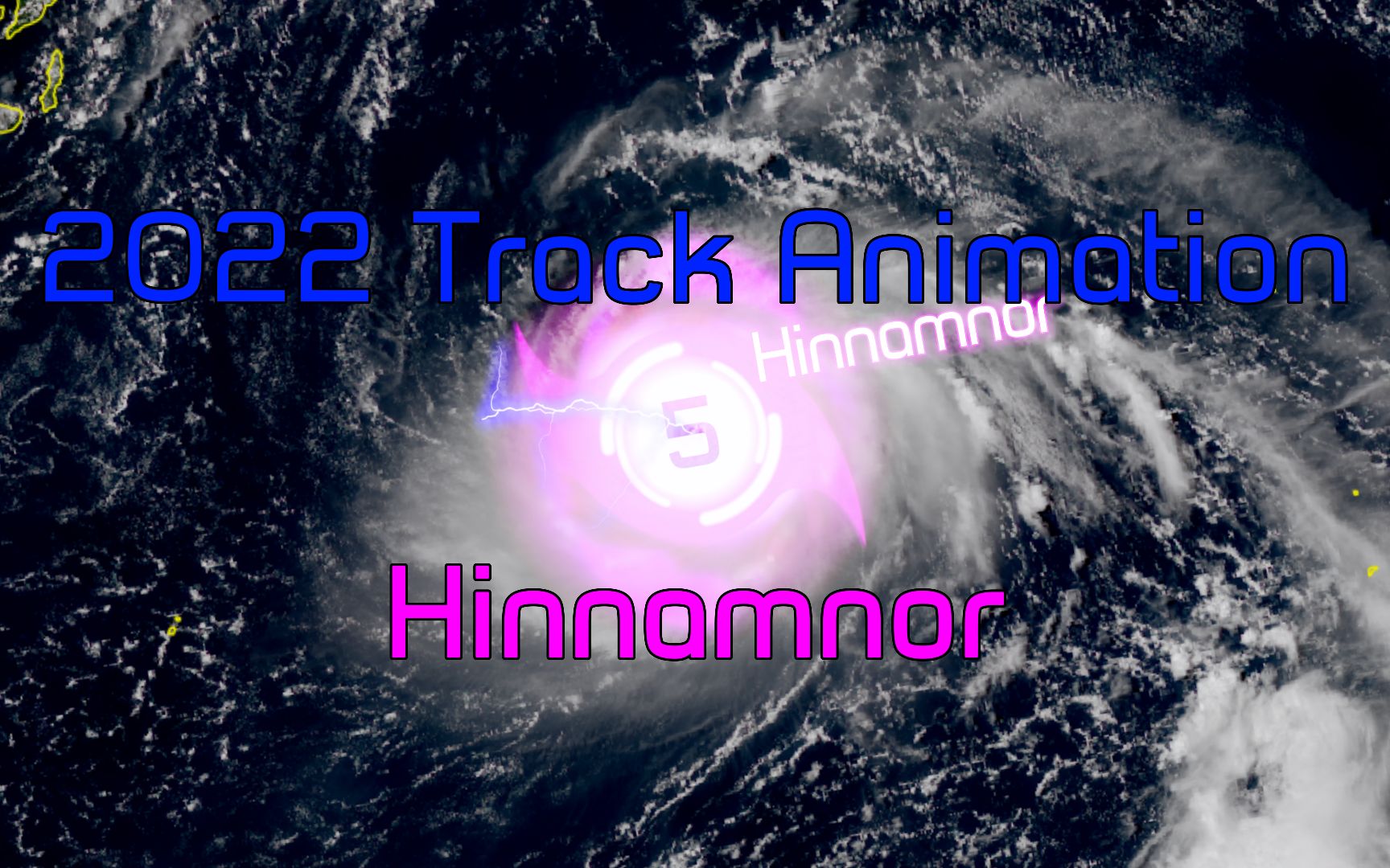 2022年台风轩岚诺(Hinnamnor)路径动画