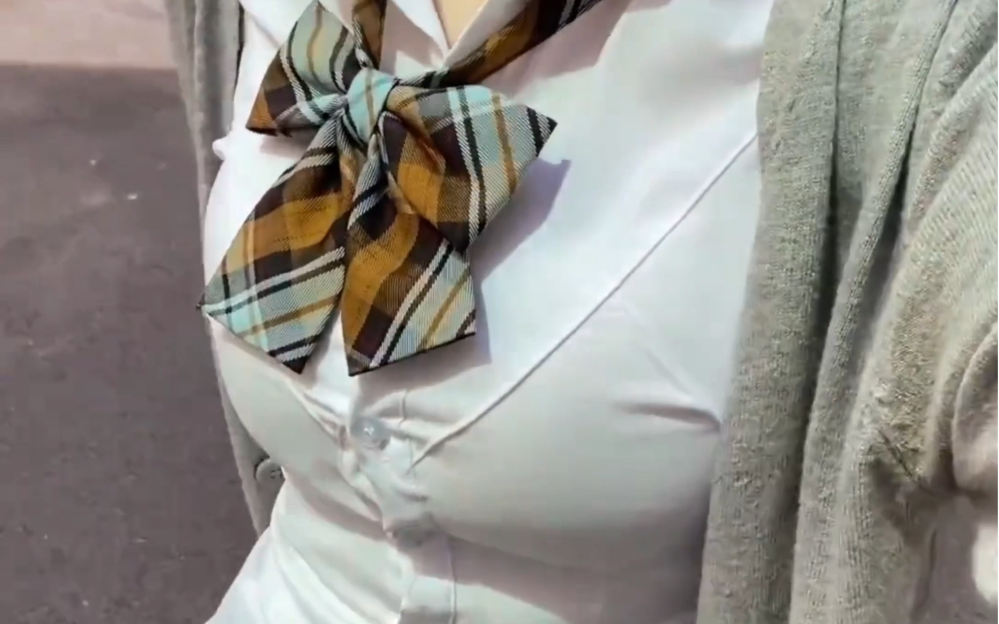 Microfat Sister Goes Out #Pure Love Female High Wear #College Girls