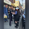 女网红林小贝摆摊卖假货，不配合调查，被美国警察当场逮捕
