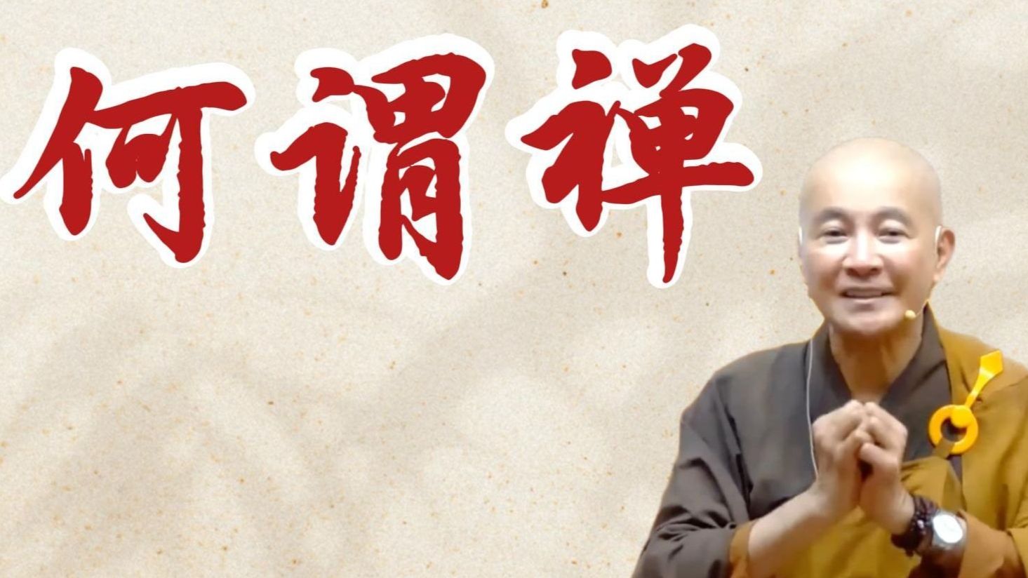 何谓禅？（《观无量寿经》第9讲）