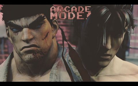 『自制字幕』隆vs风间仁『街机模式arcade mode』第4集 正式版