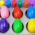 彩色的奇趣蛋里变出了有趣的玩具 学习认识各种颜色！